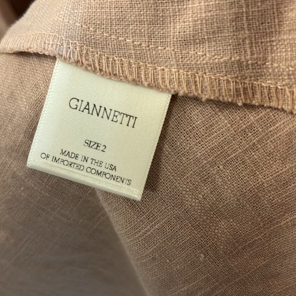 100% linen flowy midi dress size M - Picture 4 of 5